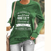 Women's I’m Going To Let God Fix It Because If I Fix It I’m Going To Jail Casual Sweatshirt