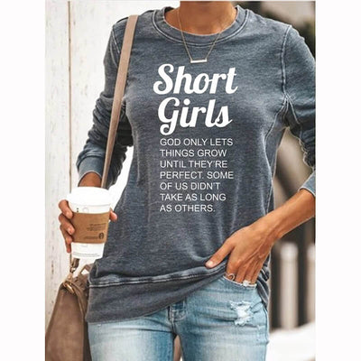 Short Girls Sweatshirts