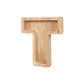 Wooden Letter Piggy Bank