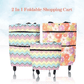 [Buy 2 Free Shipping] Foldable Shopping Trolley Tote Bag