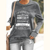 Women's I’m Going To Let God Fix It Because If I Fix It I’m Going To Jail Casual Sweatshirt