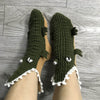 Crocodile Knitted Warm 3D Floor Socks