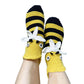 Novelty  Knitted Warm Bee Floor Socks for Men and Women