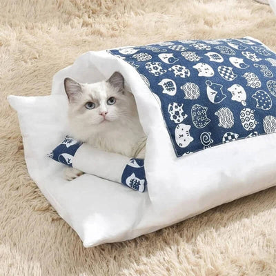 Japanese Style Warm Four Seasons Cat Bed Pet Bed