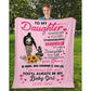 To My Daughter - From Dad - A327 - Premium Blanke