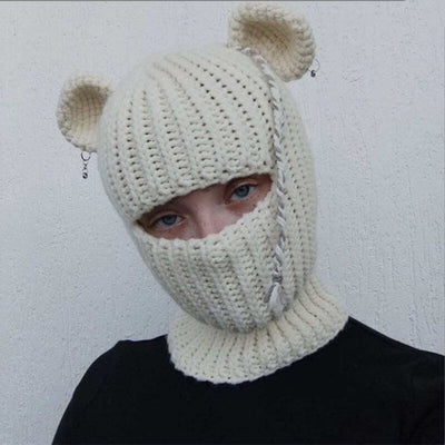 Mask Woolen Handmade Crochet Warm Hats