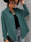 Astylish Womens Corduroy Shirts Casual Long Sleeve Button Down Blouses Tops
