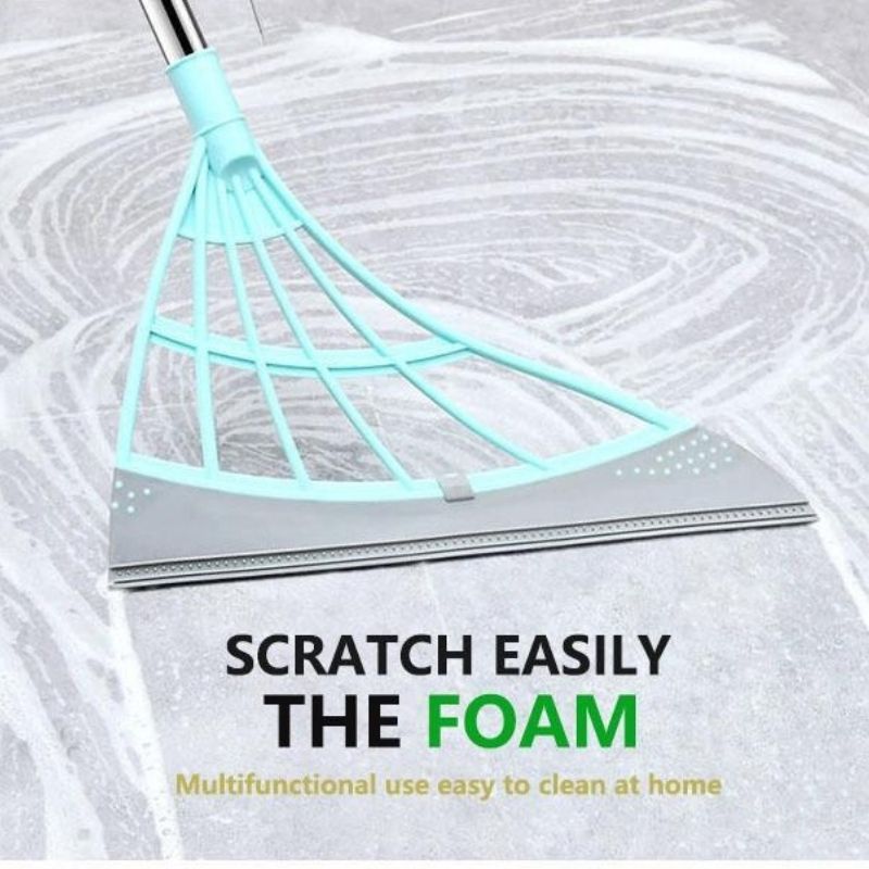 🧹Squeeze Silicone Broom Sweeping Water And Pet Hair