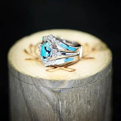 Turquoise Creative 3 Piece Ring