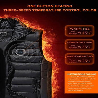 New Unisex Warming Heated Vest