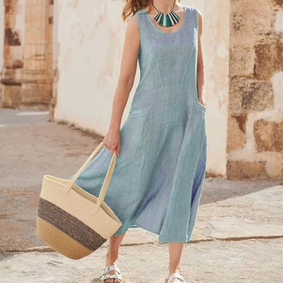 Women's Sleeveless Cotton Dress