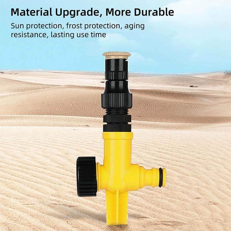 🔥HOT SALE🔥 360° Rotation Auto Irrigation System Garden Lawn Sprinkler Patio,Coverage Diameter 65ft