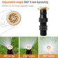 🔥HOT SALE🔥 360° Rotation Auto Irrigation System Garden Lawn Sprinkler Patio,Coverage Diameter 65ft