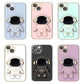6D Plating Astronaut Hidden Stand Case Cover for iPhone