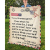 To My Granddaughter - From Grandma - AirMailBlanket - A325 - Premium Blanket