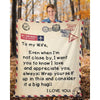 To My Wife - From Husband - AirMailBlanket - A325 - Premium Blanket