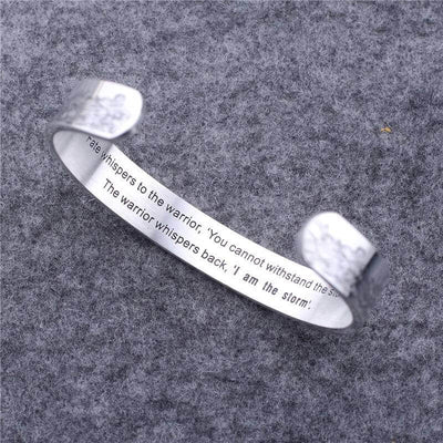 “I Am the Storm - Warrior" Bracelet