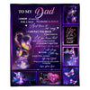 To My Dad - From Son - Butterflyblanket - A315 - Premium Blanket