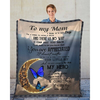 To My Mom - From Son - A314 - Premium Blanket