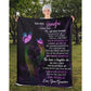 To My Grandpa - From Grandson - Butterflyblanket - A319 - Premium Blanket