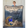 To My Grandma - From Grandson - Butterflyblanket2 - A314 - Premium Blanket