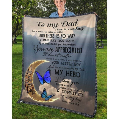 To My Dad - From Son - A314 - Premium Blanket