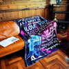 To My Wife - From Husband - B144 - Premium Blanket