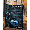 To My Wife - From Husband - Coupleblanket - A356 - Premium Blanket