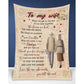 To My Wife - From Husband - Coupleblanket - A359 - Premium Blanket