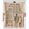 To My Wife - From Husband - Coupleblanket - F024 - Premium Blanket