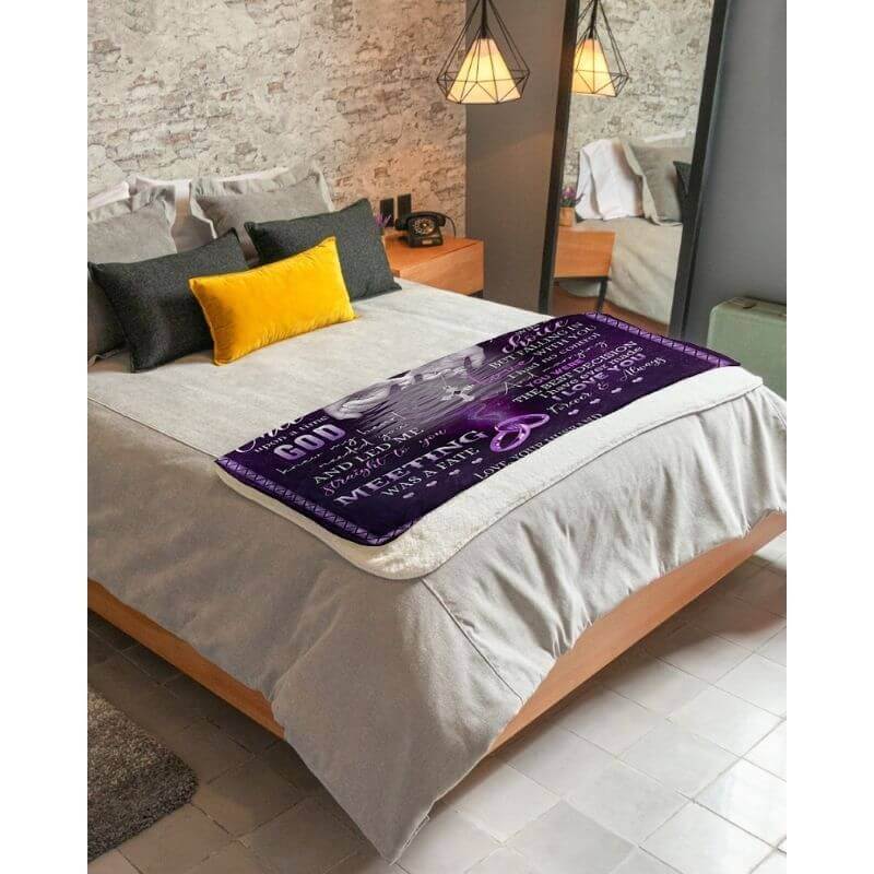 To My Wife - From Husband - Coupleblanket - A355 - Premium Blanket