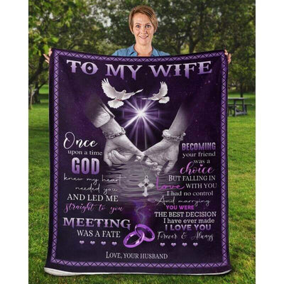 To My Wife - From Husband - Coupleblanket - A355 - Premium Blanket