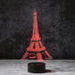 Eiffel Tower 3D Illusion Lamp