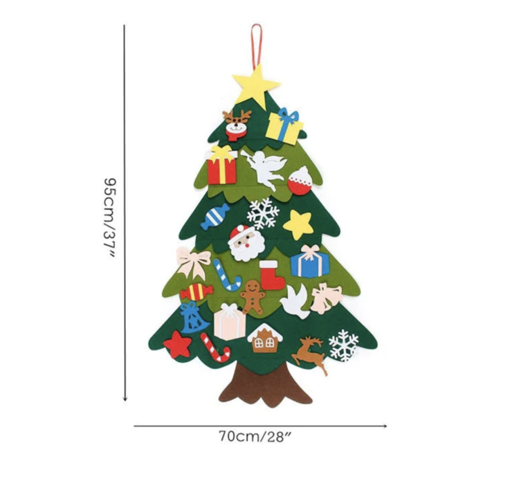 DIY Felt Tree & Spare Ornaments Bundle【Limited Time Promotion】