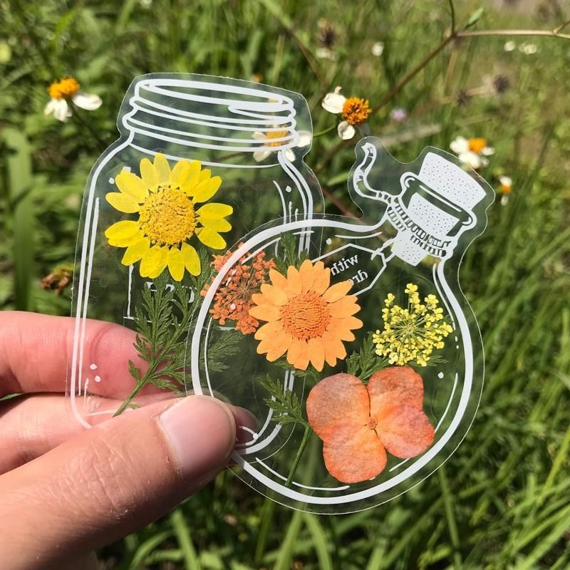 Dried Flower Bookmarks
