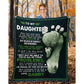 To My Daughter - From Dad - Footprintblanket - A324 - Premium Blanket