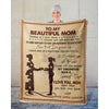 To My Mom - From Daughter  - A367 - Premium Blanket