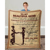 To My Mom - From Daughter  - A367 - Premium Blanket