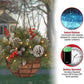 Pre-lit Artificial Christmas Hanging Basket（3 Types）