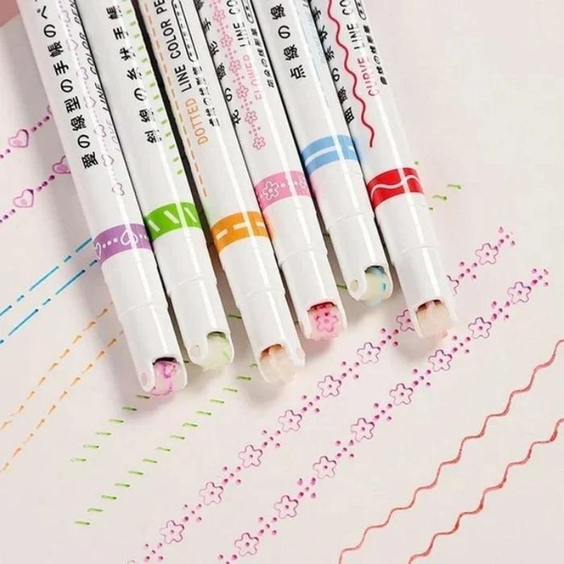 🌈Curve Highlighter Pen