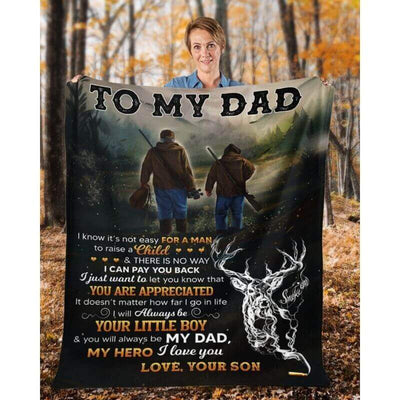 To My Dad - From Son - A366 - Premium Blanket