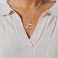 Shiba Inu Sleeping Angel Stainless Steel Necklace SN041
