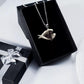 Schnauzer Sleeping Angel Stainless Steel Necklace SN059