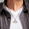 Great Pyrenees Sleeping Angel Stainless Steel Necklace SN095