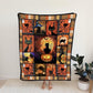 Black Cat G004 Halloween Blanket