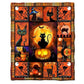 Black Cat G004 Halloween Blanket