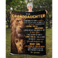 To My Granddaughter - From Grandpa - LionBlanket - A322 - Premium Blanket