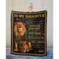 To My Daughter - From Dad - A385 - Premium Blanket