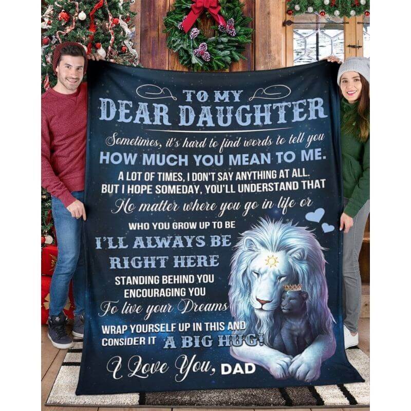 To My Daughter- From Dad - BearBlanket - A360 - Premium Blanket