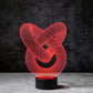 Love Knot 3D Illusion Lamp